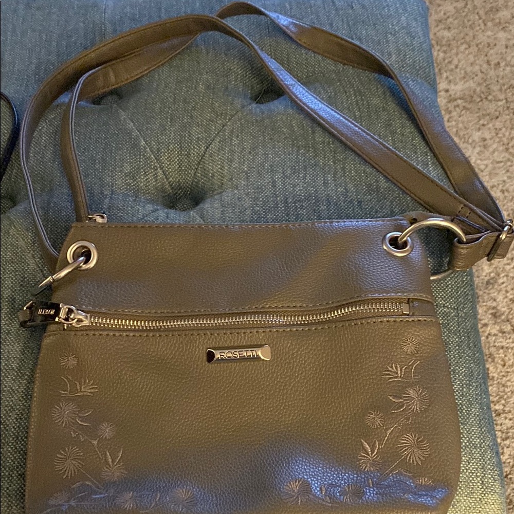 Rosetti Olive Green Crossbody Bag